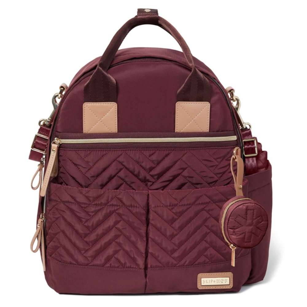 NWT Skip Hop SUITE 6 Pc Diaper Backpack – Merlot